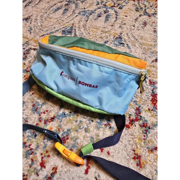 Cotopaxi Bombas Fanny Pack Hiking Belt Bag Multicolored Crossbody Travel - Picture 1 of 4